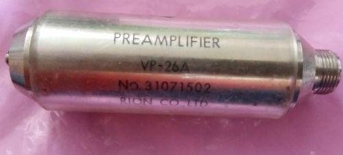 Rion VP-26A Vibration Meter Preamplifier Rion Vibration Meter