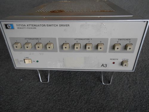 TEST EQUIPMENT -- HEWLETT PACKARD 11713A ATTENUATOR / SWITCH DRIVER