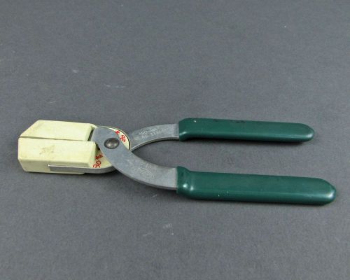 Clauss NO-NIK Wire Stripper NN014 Dark Green Handle Electronics Ham Radio - 28 &amp;