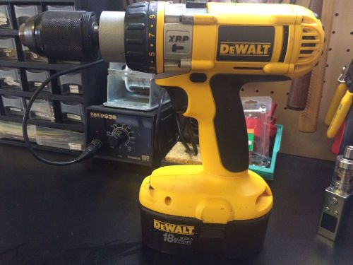 Dewalt DW 998 Heavy Duty XRP 1/2&#034; 18v Cordless Drill