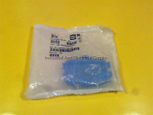 HARTING Connector Part no. 09300105425 ( type: HAN 10B-AK-Cover ) NEW