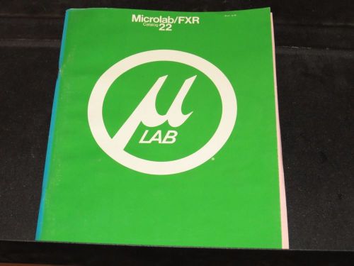 MICROLAB/FXR CATALOG MICROWAVE PRODUCTS 1971 CATALOG  (#117)