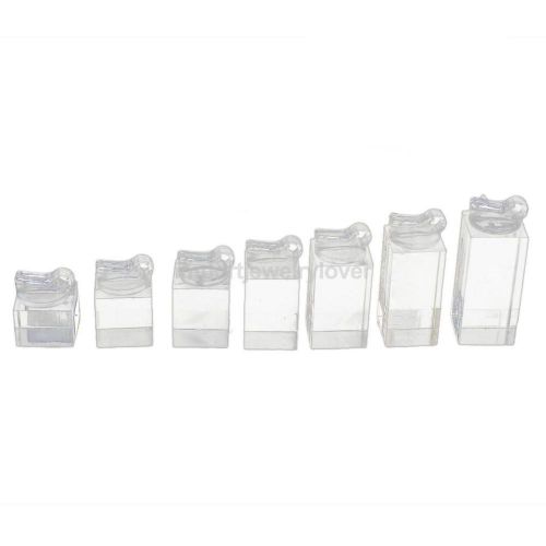 7x Shop Retail Acrylic Ring Jewelry Display Stand Holder Showcase ORGANIZER