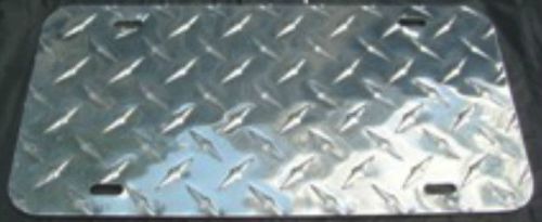 25 pcs..040 6&#034;x12&#034; trade brite aluminum license plate/car tag blanks, pvc masked for sale