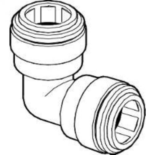 Push in tube elbow connector 1/2&#034; od watts water technologies 17146506 for sale