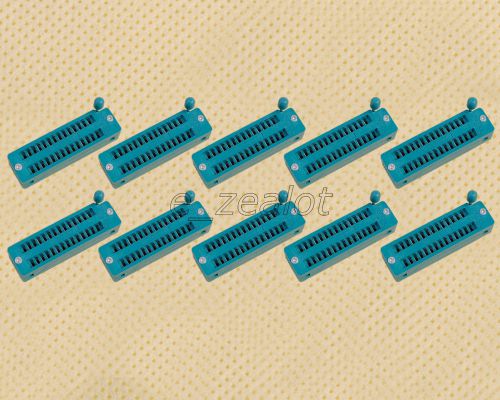 10pcs NEW 28-pin 28 Pins Test Universal ZIF IC Socket narrow