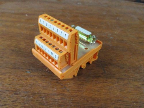 Weidmuller DB15SJS Style A 91239.3 Terminal Block