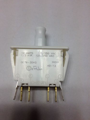 CHERRY SWITCH 0E79-30A0 10 AMPS 1/3 HP 125/250 VAC