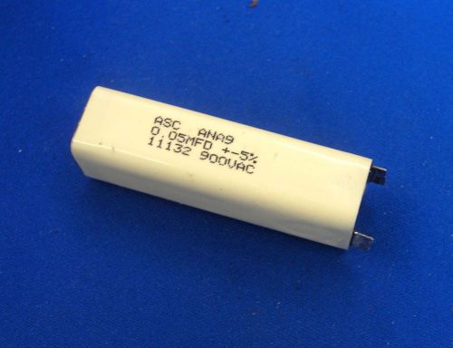 .05uF 900VAC ASC  .05 mfd Capacitors  lot of 3 TYPE ANA9  .05-5-900