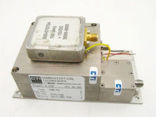 CTI RF Microwave Oscillator 2400MHz 2.4 GHz 14dBm WiFi Frequency source  TESTED