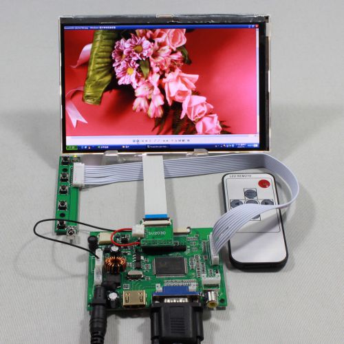 Hdmi vga 2av lcd driver board 7inch hsd070pww1 c00 1280x800 ips lcd panel remote for sale