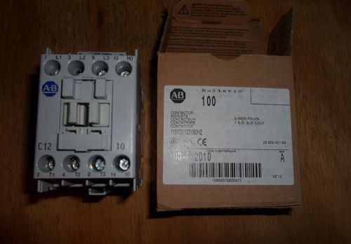 ALLEN BRADLEY 100-C12D10 CONTACTOR (NEW IN BOX)