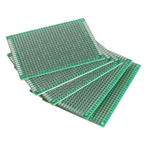 5pcs Universal 6x8cm Double-Side Prototype PCB Universal Printed Circuit Board