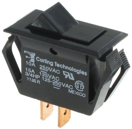 Rocker Switches SPST ON-NONE-OFF BLK (1 piece)