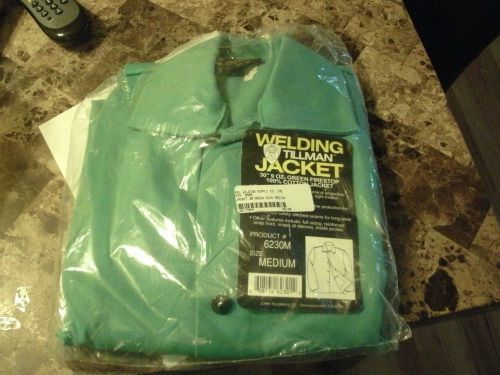 Tillman 6230 Medium Welding Jacket  Flame Retardant Lightweight Cotton