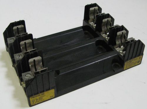 Bussmann 3-pole class h fuse holder 30a h60030-3c usg for sale