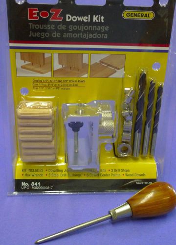 GENERAL EZ DOWEL KIT JIG #841 with SCRIBER &amp; FREE GIFT