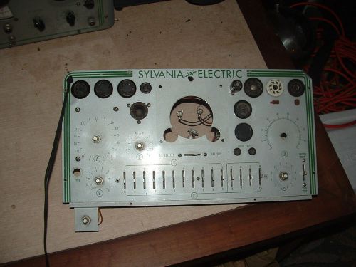 Vintage SYLVANIA ELECTRIC 219/220 Tube Tester Frame for PARTS