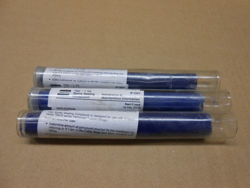 3 NIB CROUSE HINDS TSC EPOXY SEALING COMPOUND 3- 4OZ TUBES 12 OZ TOTAL  FOR TMCX