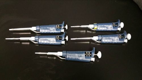 Gilson Pipetman Set of 5 P2 P10 P20 P100 P200