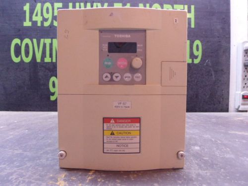 TOSHIBA VF-S7 TRANSISTOR INVERTER SN:77202288 USED