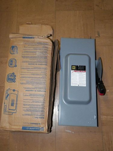 Square D Disconnect HEAVY DUTY Safety Switch Model HU363 100 A 600 V