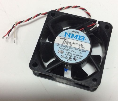 NMB 12VDC 0.12A DC BRUSHLESS FAN 2408NL-04W-B46