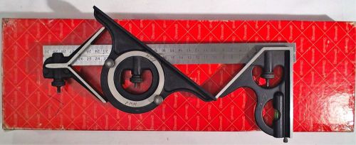 4-pc starrett combination square, protractor, centering straight-edge for sale