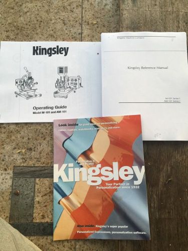 KINGSLEY Model AM-101 Hot Foil Stamping PRINTING MACHINE