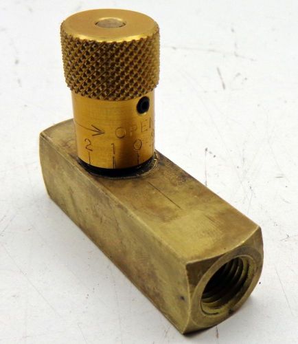 Deltrol ef-20-b brass flow control valve for sale