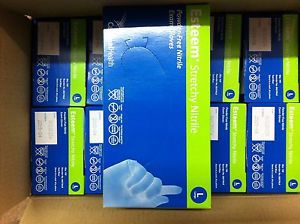 Esteem Stretchy Nitrile Exam Gloves Large 150 Each Box 10 Boxes EXP 04/15