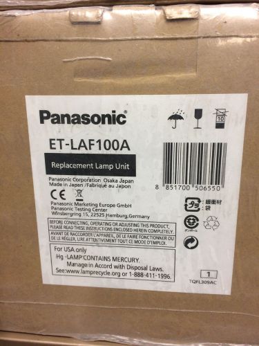 New unopened panasonic oem et-laf100a projector lamp paetlaf100a with housing for sale