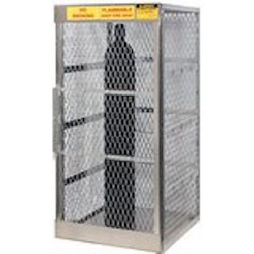 JUSTRITE MANUFACTURING 23006 Cylinder Storage Locker 30&#034; H x 65&#034; W x 32&#034; D