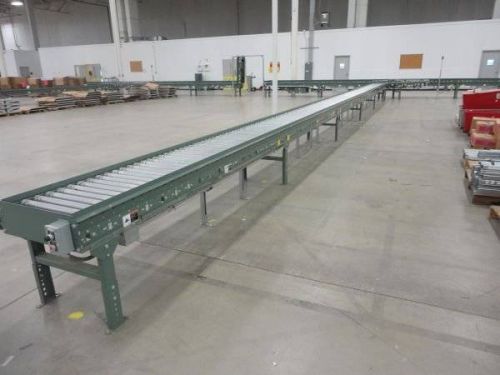 Hytrol 190-E24EZ 24VDC Live Roller Conveyor 52&#039;-6 Zero Pressure Accumulating