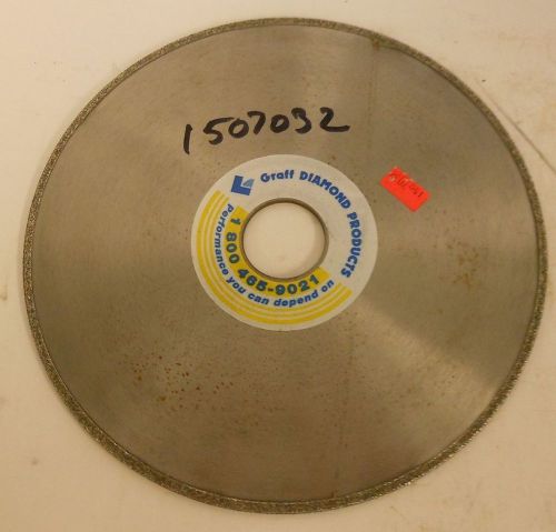 Graff Diamond Products 8&#034; x 3/32&#034; Diamond Electroplated Blade NNB