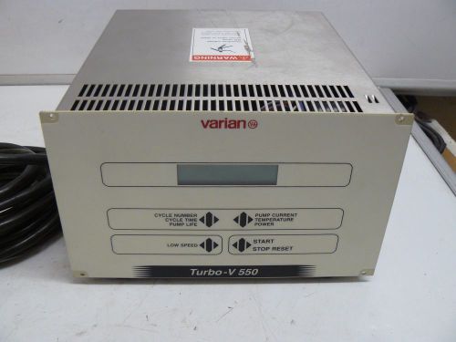 VARIAN AGILENT TURBOMOLECULAR TURBO-V 550 PUMP CONTROLLER