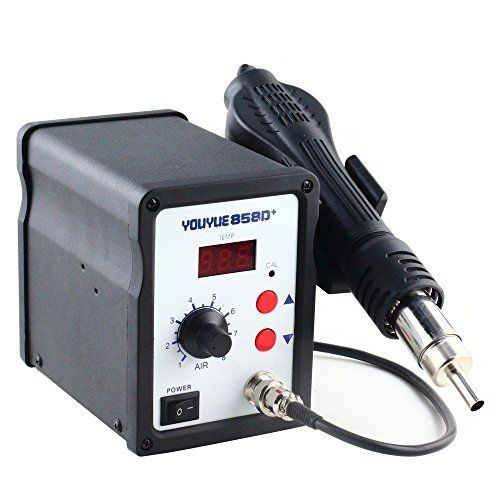 IMAX New YOUYUE 858D Hot Air Gun Rework Station SMD Solder Soldering Digital