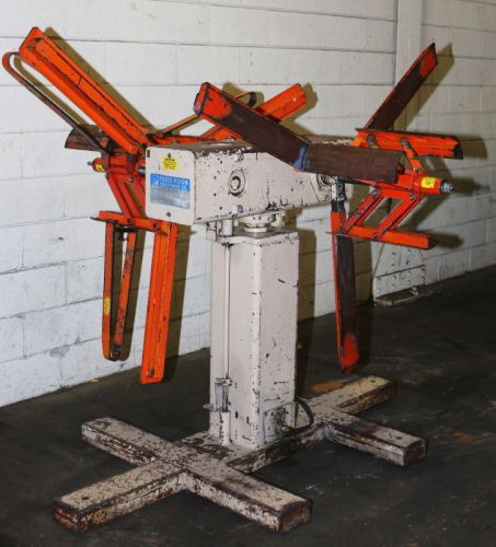 1500lb cap. 12&#034; w press room eqpt prd-121500-001 uncoiler, non-ized / double end for sale