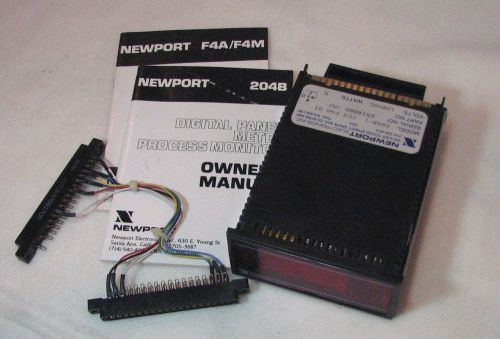 NEWPORT DIGITAL PANEL METER PROCESS MONITOR 204B-1  CC3   F4A OI