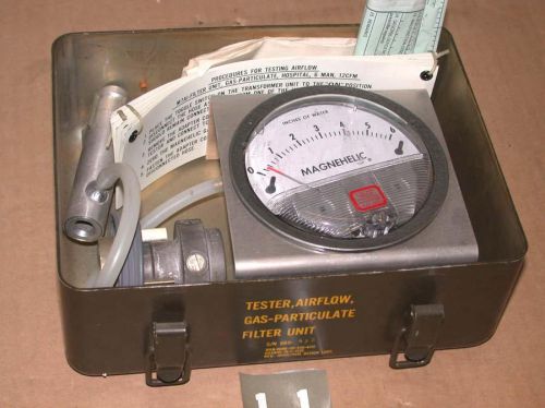 DWYER MAGNEHELIC PRESSURE GAUGE 0-6&#034; WATER Airflow tester Free S&amp;H