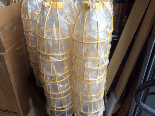 (10) WOODHEAD 1 3/4&#034;  Metal Vinyl Coated Yellow Bird Cage Lamp Guard NEW NOS $49