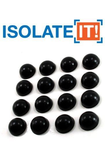 Isolate it! 3/4&#034; sorbothane hemisphere rubber bumper non-skid feet with adhesive for sale