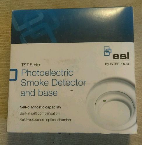Ts7 series photoelectric smoke detector and base *new* for sale