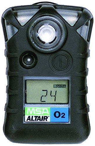 MSA 10092523 ALTAIR Single Gas Detector, Oxygen (O2), Low Alarm 19.50%, High