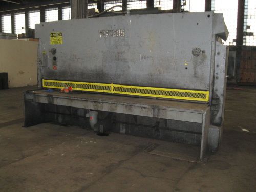 Shear: 5/8&#034; x 12&#039; htc 500-12a, hyd., 36&#034; fopbg, sq. arm, &#039;76 for sale