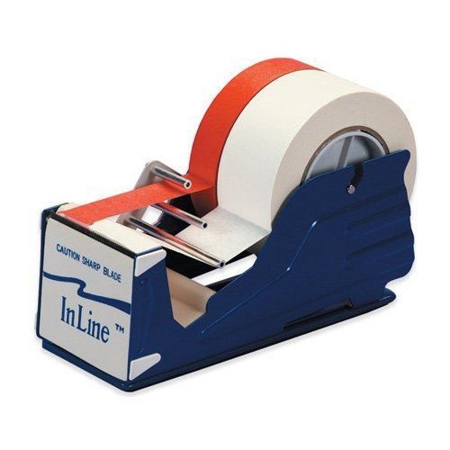 Aviditi SL7336 Steel Multi Roll Table Top Tape Dispenser, 3&#034; Tape Diameter, Blue