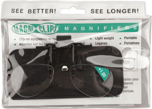 Magni-clips magnifiers-+1.00 magnification for sale