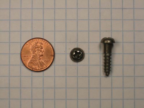 WOOD SCREWS #10 x 3/4&#034; STEEL, ROUND HEAD, PHILLIPS DRIVE, UNPLATED