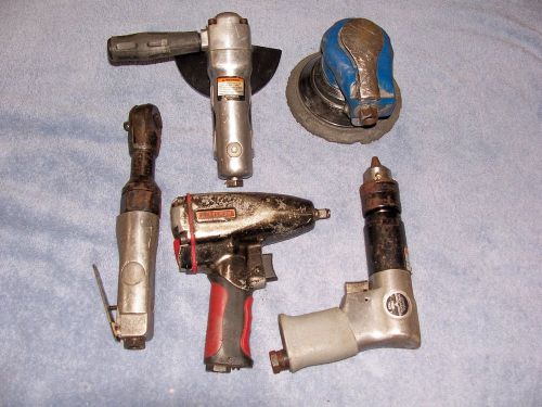 Lot Of 5 Heavy Duty Air Tools Lot #2