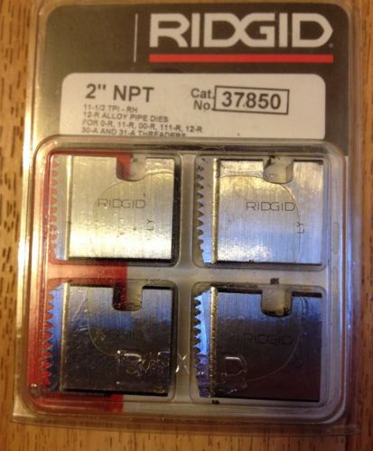 Ridgid 2&#034; Npt 37850 Pipe Dies Chasers